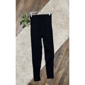 Spanx Medium Black Look At Me Now Shapewear Full Length High-Rise Leggings